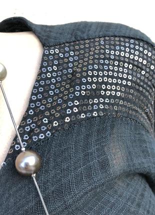 Чёрная блуза реглан с кружевом,этно бохо стиль,хлопок6 фото