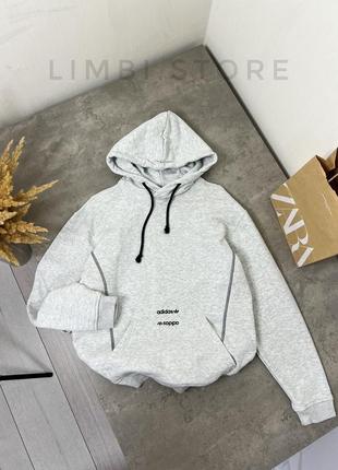 Очень качественное базовое худи свитшот пэчворк от adidas