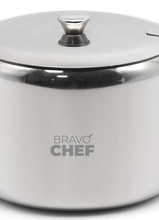 Цукорниця bravo chef з ложкою 8.5 см (bc-5101/8.5)  tzp156