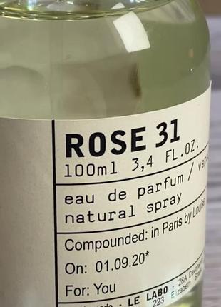 Le labo rose 31 парфуми/парфумована вода / тестер2 фото