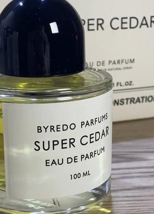 Byredo super cedar парфуми/ парфумерна вода/ тестер3 фото
