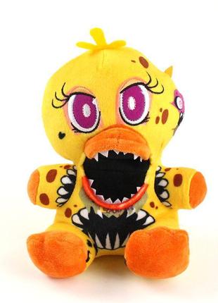 М'яка іграшка брелок кошмарна чика twisted chica 5 ночей з фредді fnaf 16 см