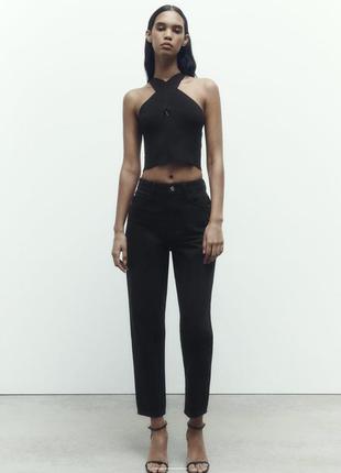 Джинси mom fit classic zara