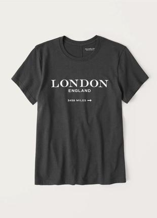Женская футболка abercrombie &amp; fitch