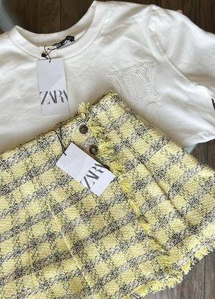 Твидовая юбочка от бренда zara