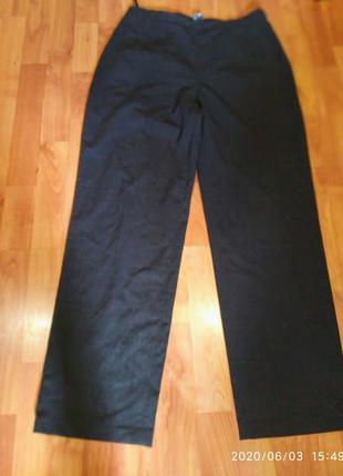 Шерстяные классические серые брюки c высокой талией от бренда disley 60%wool4 фото