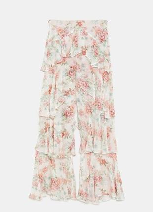 Штани zara, рюші, волани2 фото