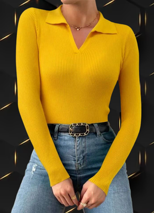 Зеленая свежесть: трикотажная кофта поло для стильного образа5 фото