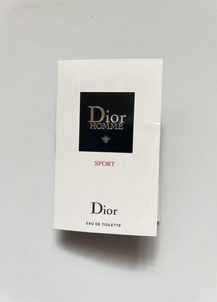 Dior homme sport edt пробник 1мл