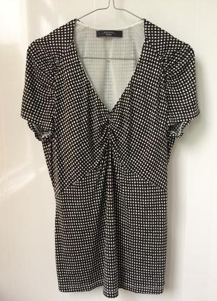 Футболка,топ в принт,в клетку max mara 40/l