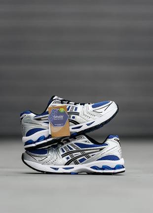 Чоловічі кросівки asics gel-kayano 14 silver blue 411 фото