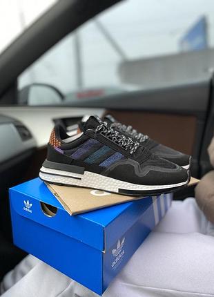 Кроссовки adidas zx 500 black кросівки