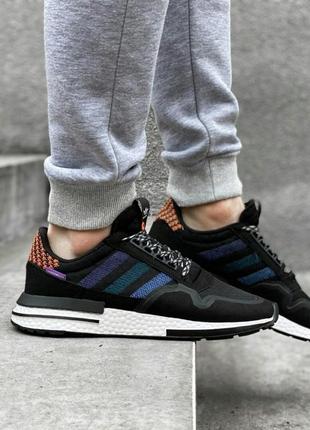 Кроссовки adidas zx 500 black кросівки