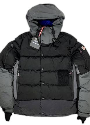 Зимова куртка moncler, колір сірий, різні розміри