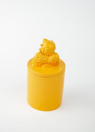 Аромасвічка cupid santal yellow 100% wood wax 165g 35h   nac 1032y5 фото