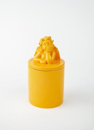 Аромасвічка cupid santal yellow 100% wood wax 165g 35h   nac 1032y4 фото