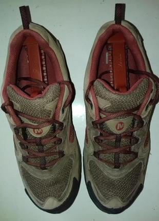 Кроссовки (туфли) мембранные  merrell dark earth\ red,р. us 8,5 \ uk 6 \ eur 39 .5 фото