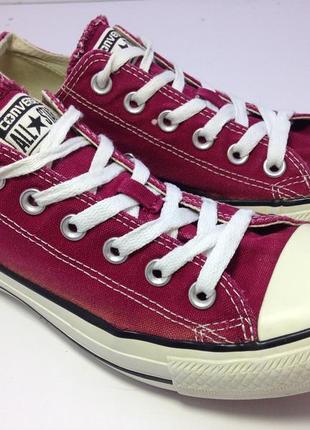 Кеди Converse all star бордові унісекс 25-25.5 см