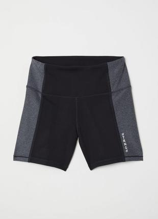 Спортивні жіночі короткі шорти/ h&m sport німеччина/р. xs(34)біг, фітнес, спортзал1 фото