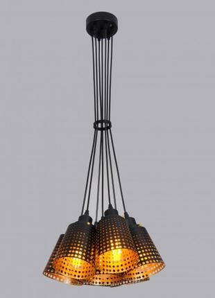 Люстра на 7 ламп с перфорацией