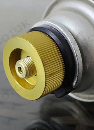 Переходник из резьбы на цанге для газовой горелки. переходник на цанговый баллон