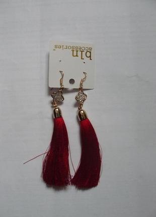 Серьги кисти
