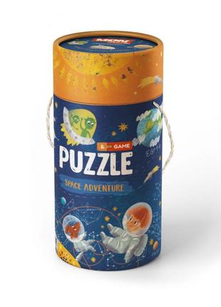 Детский пазл/игра mon puzzle "космическое приключение" 200112, 40 элементов от lamatoys1 фото
