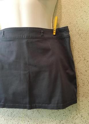 Легкая джинсовая стрейчевая юбка/мини юбочка3 фото
