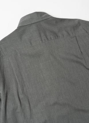 Brioni&nbsp;gray shirt&nbsp;&nbsp;мужская рубашка7 фото