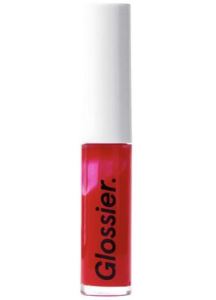 Блиск для губ glossier lip gloss red (з червоним тінтом) без коробочки