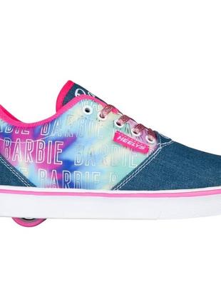 Роликовые кроссовки heelys x barbie pro 20 denim pink child he101076 (34)2 фото