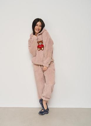 Женская теплая пижама  из  софта  тедди nicoletta  941172 фото