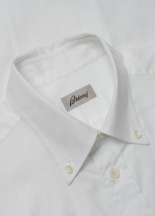 Brioni  white shirt  чоловіча сорочка