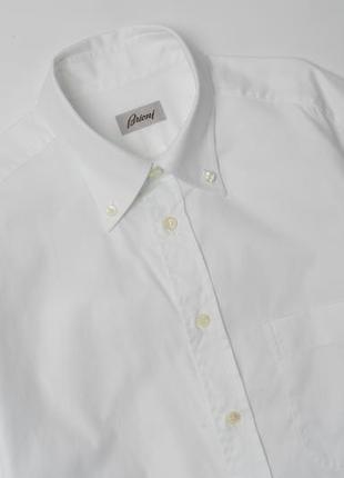 Brioni&nbsp; white shirt&nbsp;&nbsp;мужская рубашка3 фото