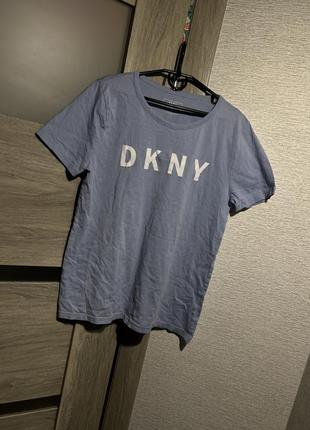 Хлопковая футболка dkny2 фото