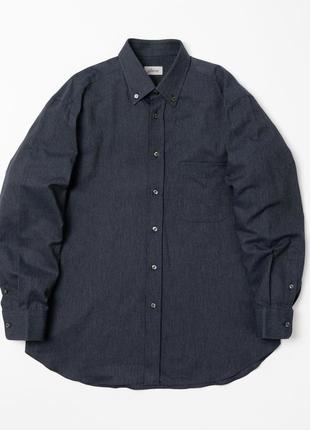 Brioni navy shirt  чоловіча сорочка2 фото