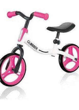 Біговел globber go bike, білий-рожевий (5426981)
