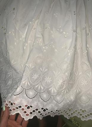 Платье сарафан- бьютье из прошвы1 фото