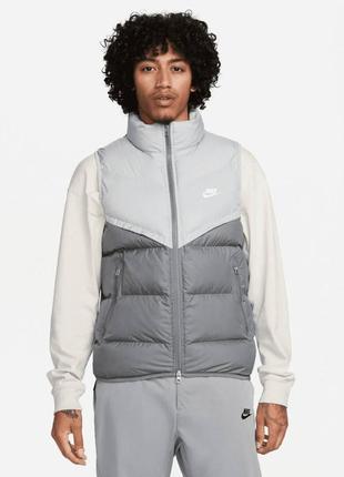 Жилетка мужская back nike storm-fit windrunner fb8193-077 l