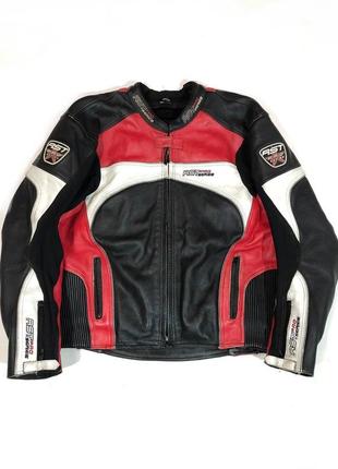 Rst pro series moto leather jacket racing vintage  мотокуртка