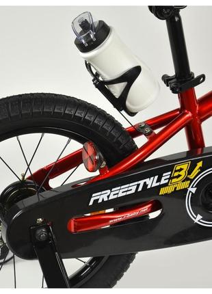 Велосипед royalbaby freestyle 14", official ua, червоний (rb14b-6-red)10 фото