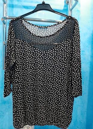 Блуза в горошок george