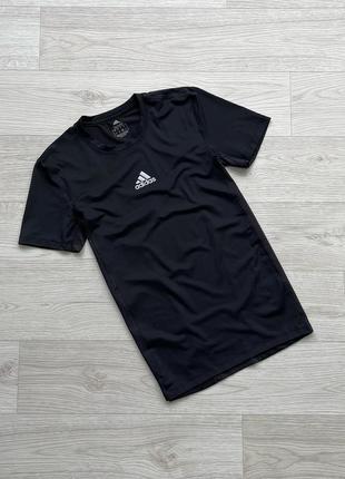 Компрессионная футболка, термо adidas performance techfit primegreen compression t-shirt black2 фото