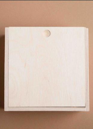 Набор фляга с рюмками "конструктор", дерев'яна подарункова коробка r_7002 фото