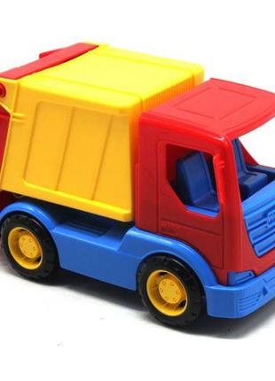 Tech truck мусоровоз червона