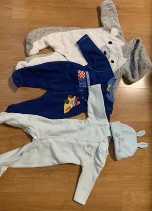 Набор тёплых человечков (6-9м. 74 )