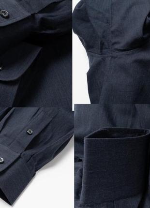 Brioni navy shirt&nbsp;&nbsp;мужская рубашка9 фото