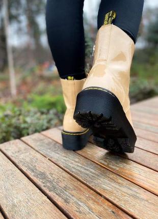 Dr. martens jadon beige (з замком) 3