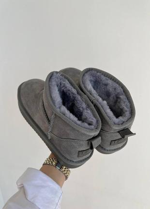 Уггі угги угг ugg ultra mini silver2 фото