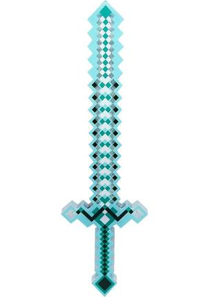 Детская игрушка меч "minecraft" xy182-1(blue) (бирюзовый) от lamatoys